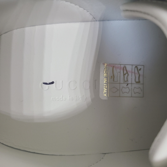 GUCCI Low-Top Sneakers ACE calfskin python leather - Picture 7 of 10